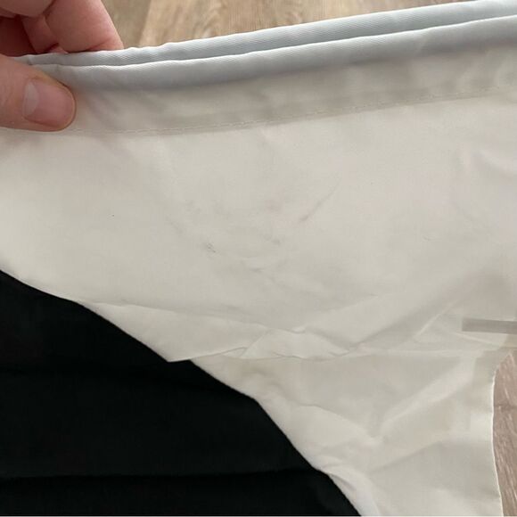 Lululemon Drawstring APL dust bag shoe bag Black and white cinch 13x14” - Picture 4 of 10